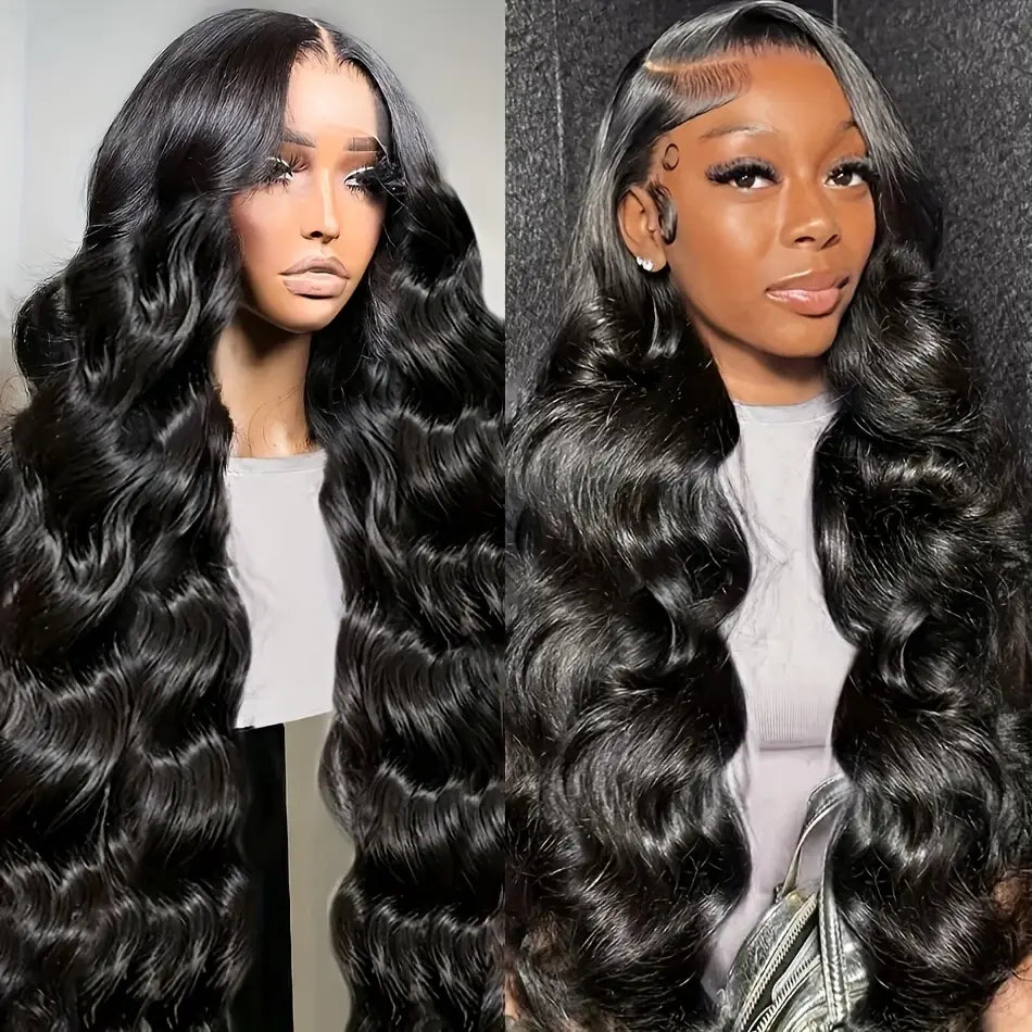 Urody 220% Density Curly Human Hair Wigs - HD Transparent 13X6 Lace Front for a Natural Look