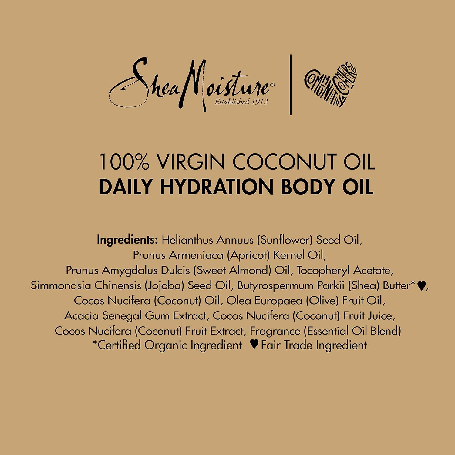 Experience Luxurious Hydration with SheaMoisture Virgin Coconut Oil Daily Body Oil - Paraben Free 8 Oz for Soft, Glowing Skin