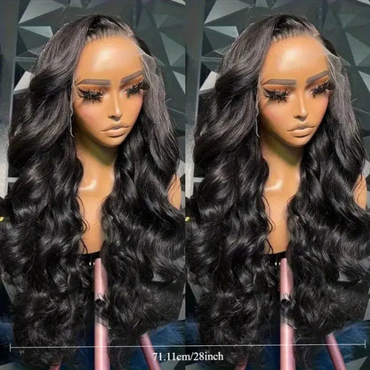 Urody 220% Density Curly Human Hair Wigs - HD Transparent 13X6 Lace Front for a Natural Look