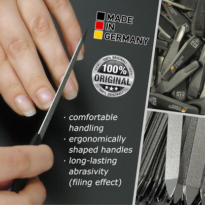- Sapphire Metal Nail File Set 2 Pieces with 1 PIECE 3-Way Nail Buffer – Nail Care Made in Solingen/Germany